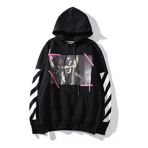 Суитчър Off-White Painting Print Hoodie Черно | CM21010205