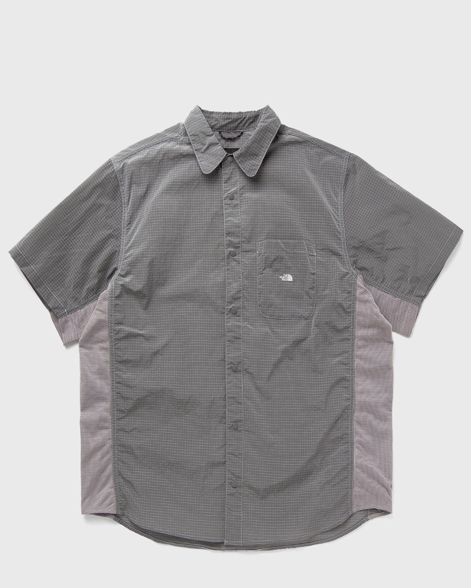 Риза The North Face Short Sleeve Mixed Fabric Shirt Сиво | NF0A8CKHA0M1, 0