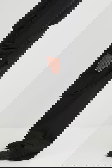 Карго панталони HELIOT EMIL Cotton Wide-Leg Cargo Trousers with Side Straps Черно | PREAW25.M.10.160.BLK01., 1