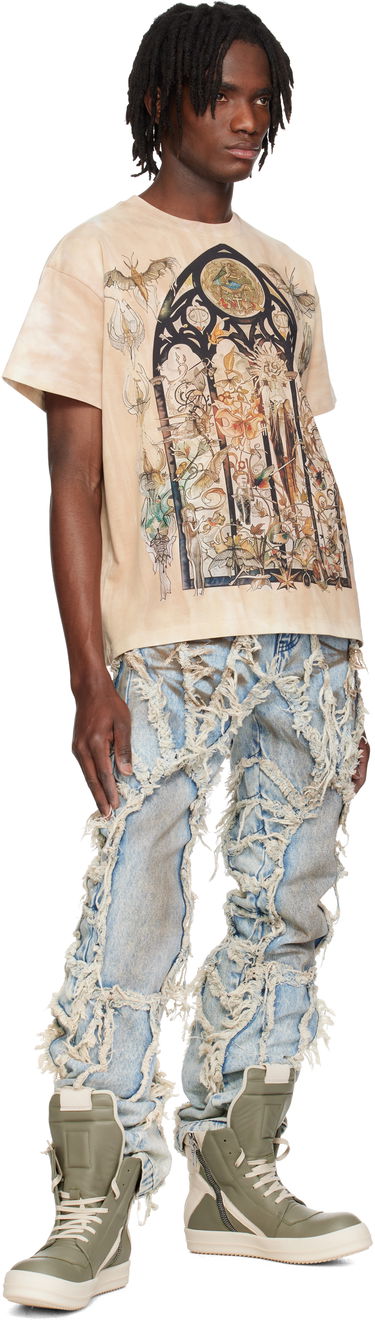 Тениска Who Decides War Who Decides War Gleaming Graphic Short Sleeve T-Shirt Бежово | 1110230022SS25, 3