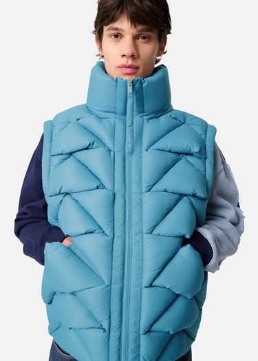 Жилетка AXEL ARIGATO Geometric Quilted Puffer Vest Синьо | A3126002, 5