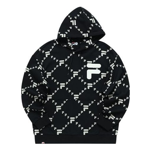 Суитчър FILA Fusion Logo Out of Box Hoodie Черно | T11U216205F-BK