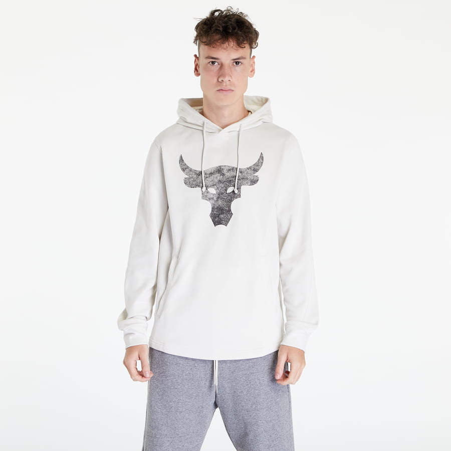 Суитчър Under Armour Project Rock Terry Hoody Бяло | 1367107-110, 0