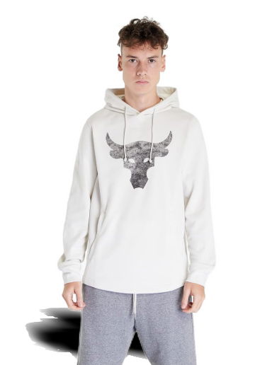 Суитчър Under Armour Project Rock Terry Hoody Бяло | 1367107-110