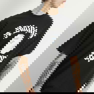 Тениска BAPE A Bathing Ape Gothic College T-Shirt Черно | 001TEL801330M-BLK, 5