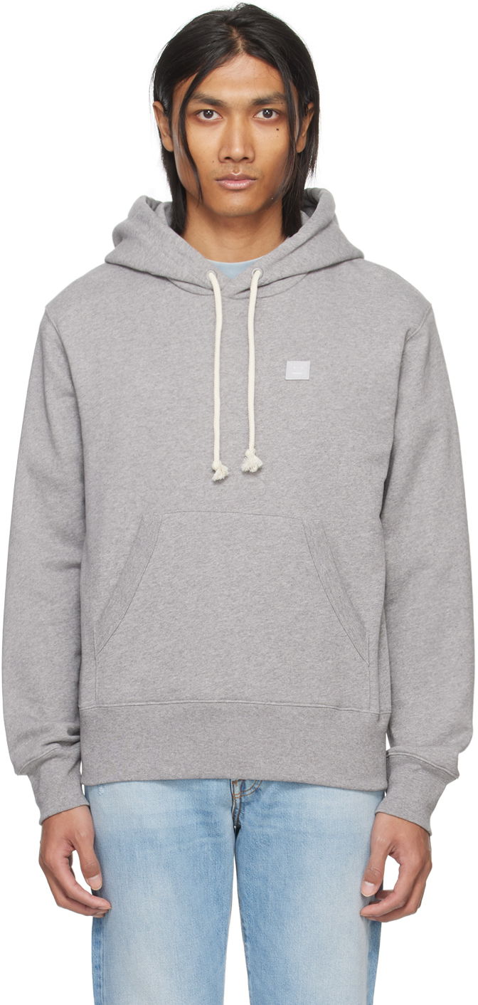 Суитчър Acne Studios Patch Hoodie Сиво | CI0141-