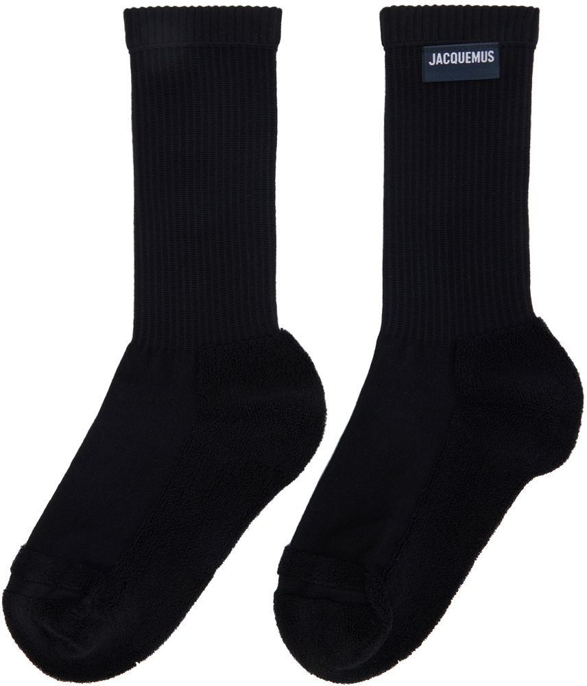 Бельо и чорапи Jacquemus Le Papier 'Les Chaussettes À L'Envers' Черно | 21H213AC004-5000, 1