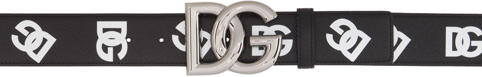 Колани Dolce & Gabbana Black Print Belt Черно | BC4646AG220, 0
