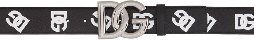 Колани Dolce & Gabbana Black Print Belt Черно | BC4646AG220