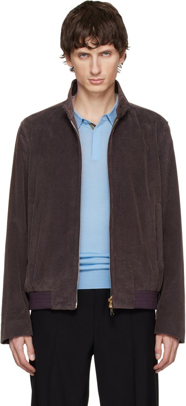 Яке бомбър Paul Smith Paul Smith Two-Tone Cotton Cord Bomber Jacket Кафяво | M1R-603Z-T02792-73, 0