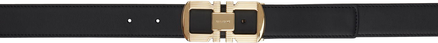 Колани FERRAGAMO Salvatore Ferragamo Double Gancini Reversible Belt Черно | 780460, 0