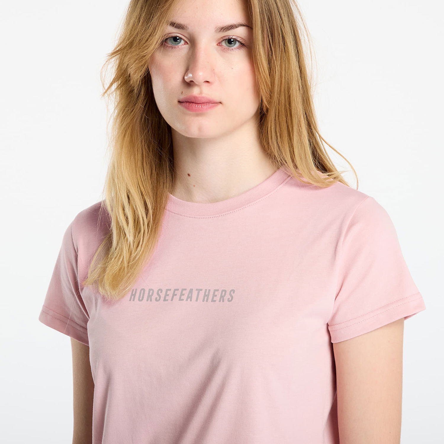 Тениска Horsefeathers T-shirt Dun Top Розово | SW955B, 1