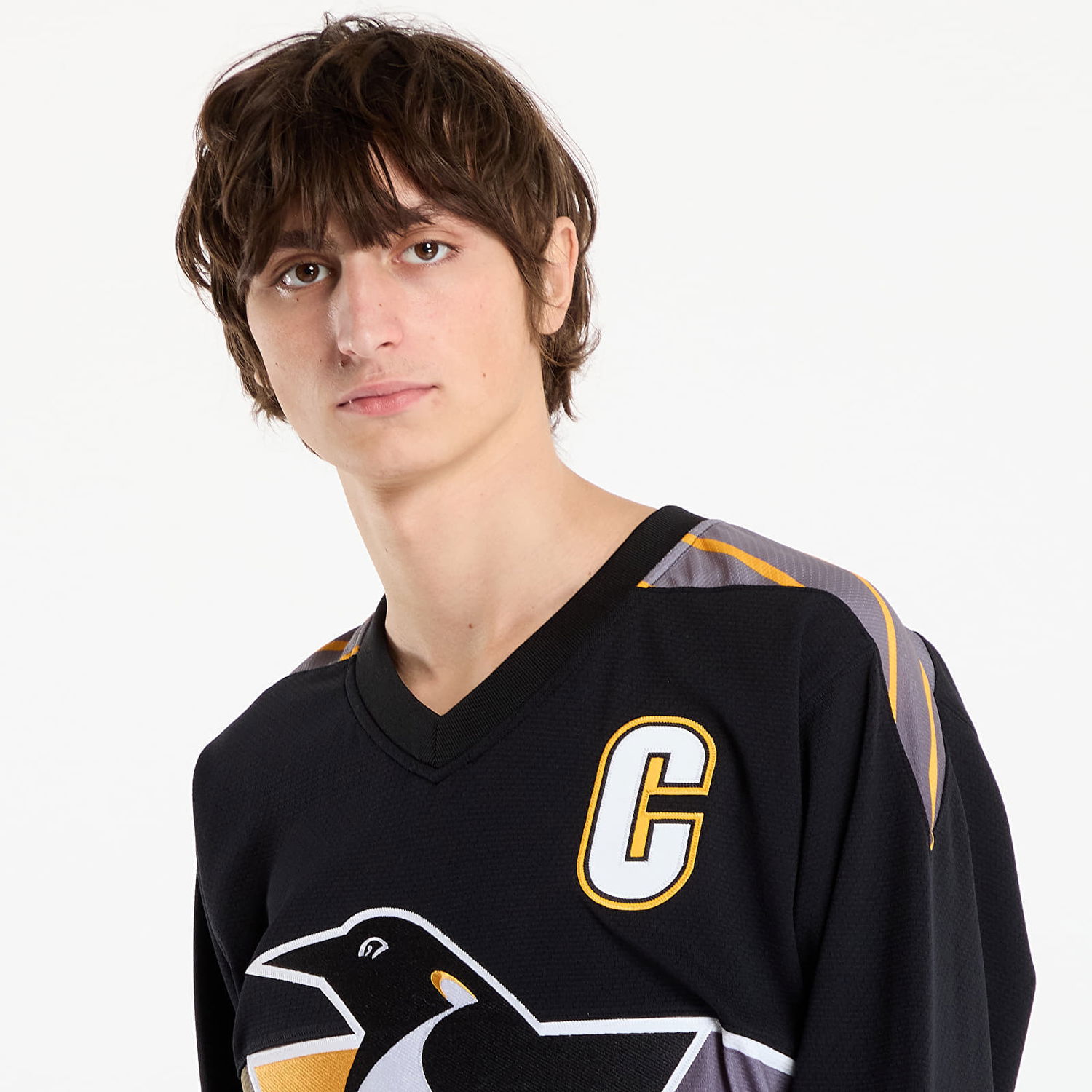 Фланелка Mitchell & Ness NHL Alternate Jersey Penguins 1996 Mario Lemieux L Многоцветен | JY9035-PPEBLCK, 1