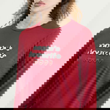 Пижама SKIMS CPFM Long Sleeve & Flannel Pant Sleep Set Santa'S Fav Print Многоцветен | ST-SET-10060W-SFB, 7