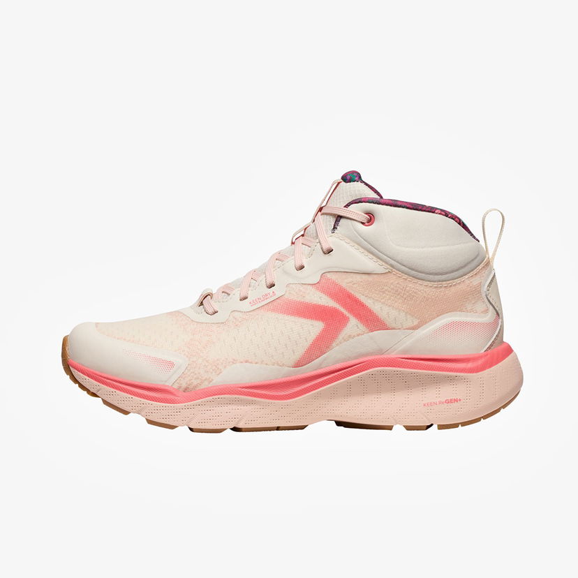 Кецове и обувки Keen Leiki Mid Wp Birch/ Cameo Rose Розово | 10054507KEN01