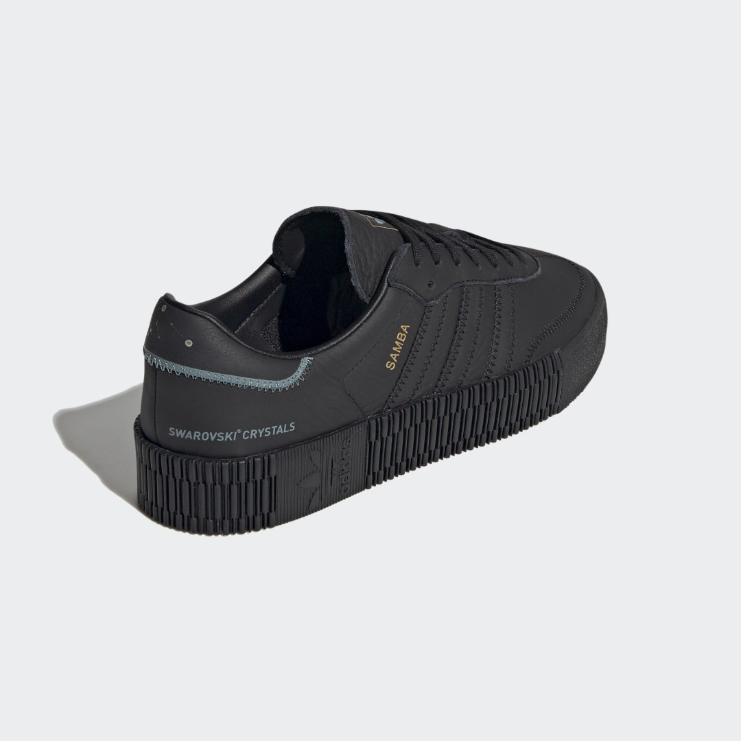 Кецове и обувки adidas Originals Sambarose with Swarovski Crystals W Черно | H05130, 1