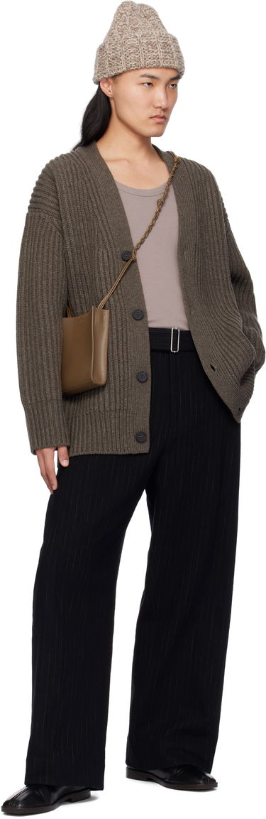 Пуловер Studio Nicholson Studio Nicholson Pomona Knit Cardigan Кафяво | POMONA SN - 762, 3