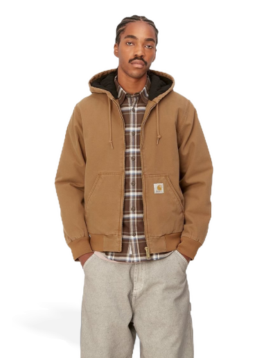 Яке Carhartt WIP Active Jacket (Winter) "Hamilton Brown heavy stone wash" Кафяво | I023083_HZ_60