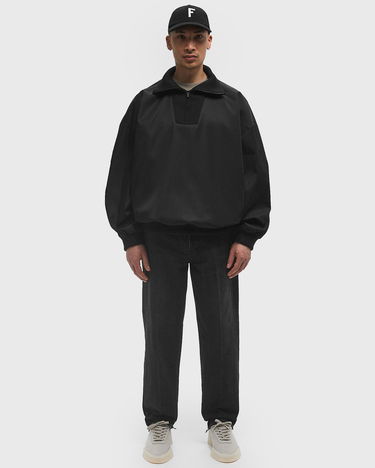 Пуловер Fear of God Fear of God High Neck Half-Zip Pullover, Size XL Черно | FGE230-308NYW-001, 1