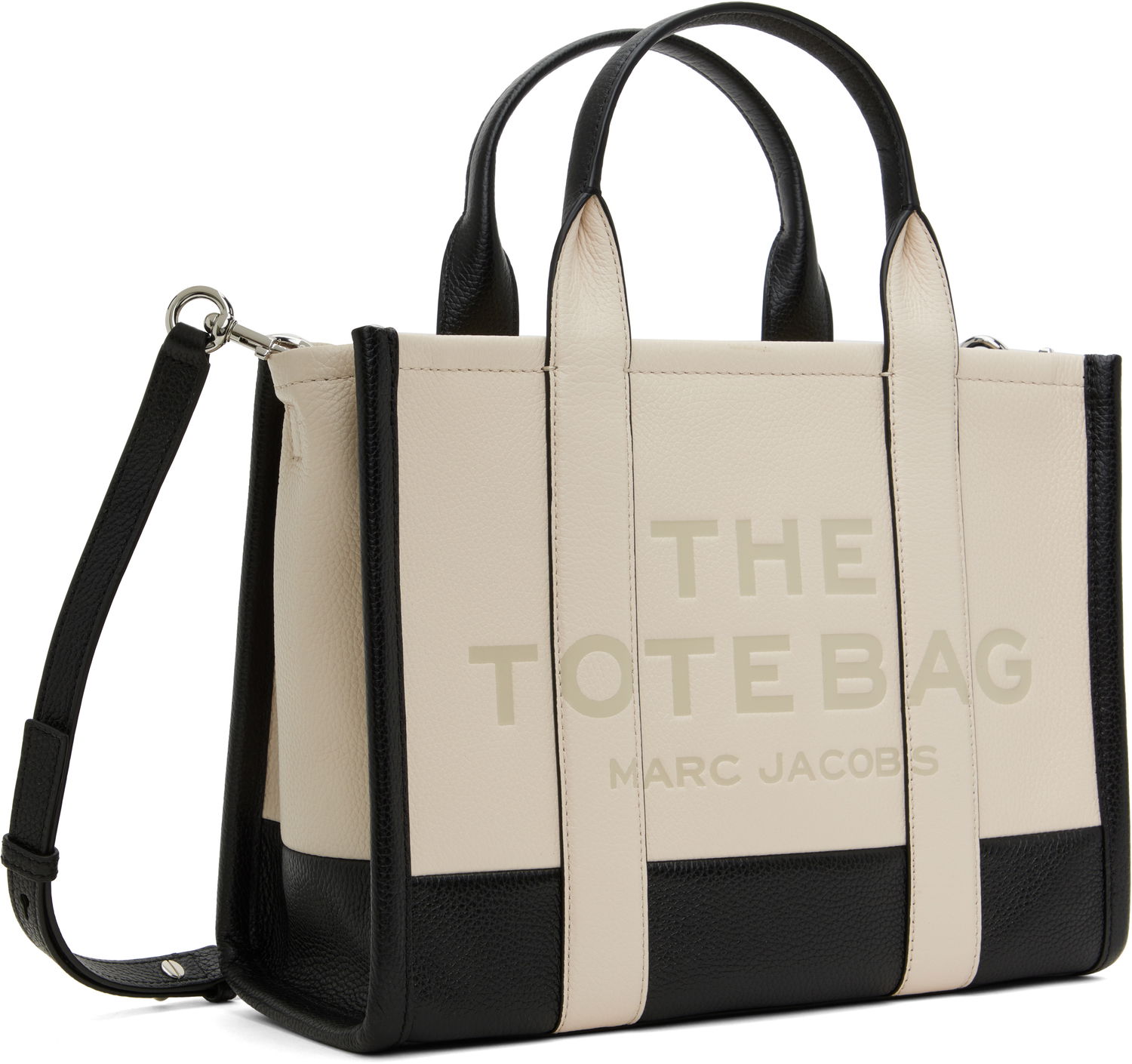 Голяма пазарска чанта Marc Jacobs Marc Jacobs 'The Tote Bag' Leather Medium Tote Бежово | H007L01RE22, 1