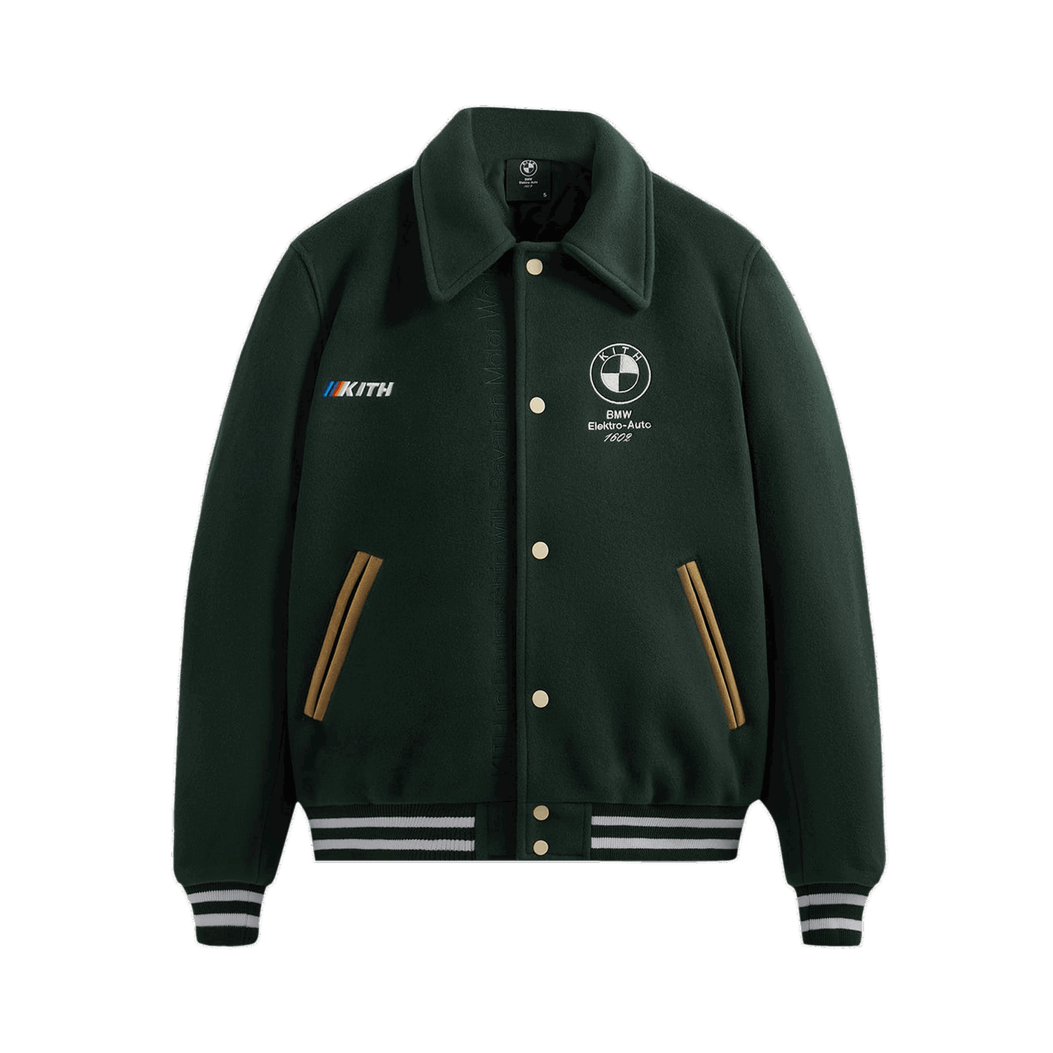 Яке KITH x BMW Coaches Jacket Зелено | KHM010178 345, 0
