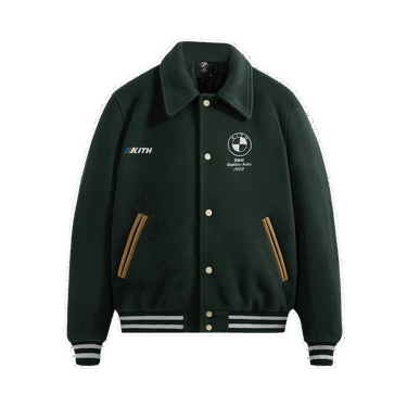 Яке KITH x BMW Coaches Jacket Зелено | KHM010178 345, 0
