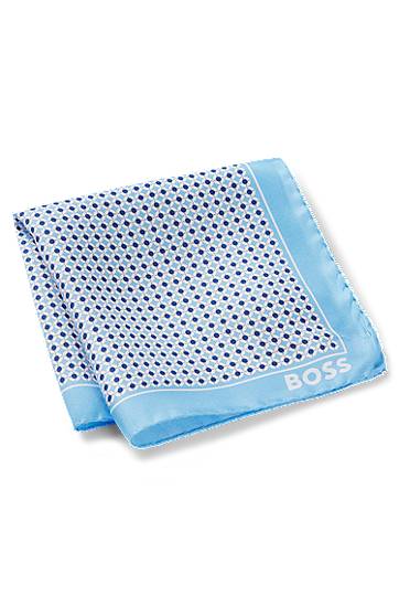 Шал BOSS BOSS Pocket Square with Modern Print Синьо | 50540012, 1
