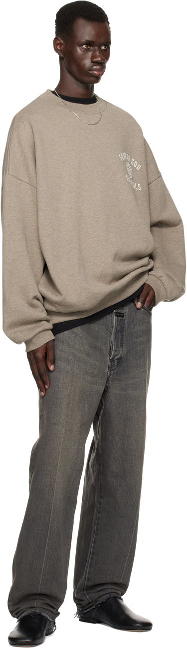 Суитчър Fear of God Fear of God ESSENTIALS Fleece Crewneck Sweatshirt Кафяво | 192HO246261F, 4
