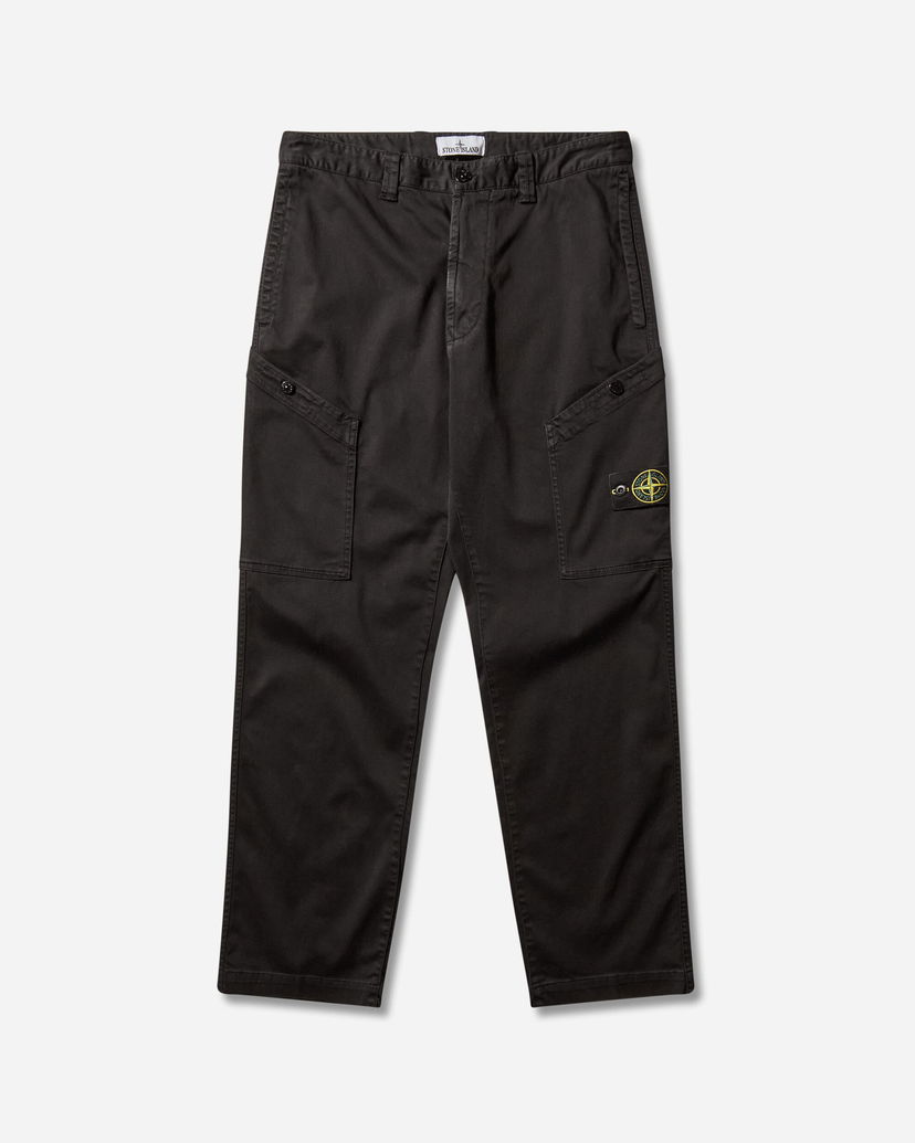 Карго панталони Stone Island Regular Tapered Cargo Pants Черно | K2S15-3100030-S0012 V0029