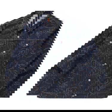 Яке BAPE x Levi's Camo Trucker Jacket Тъмно синьо | 1H23 140 910 NAVY INDIGO, 1