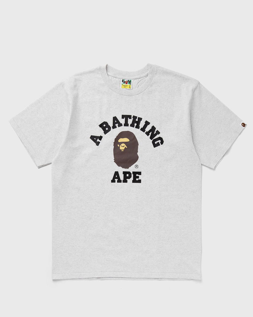 Тениска BAPE COLLEGE TEE Сиво | 001TEK801001MGRA