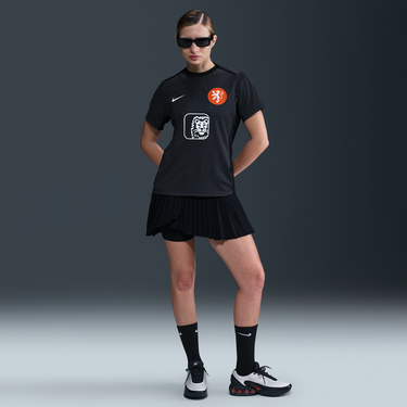 Тениска Nike Dri-FIT Netherlands Academy Pro Pre-Match Short Sleeve T-Shirt Черно | FZ9736-011, 1
