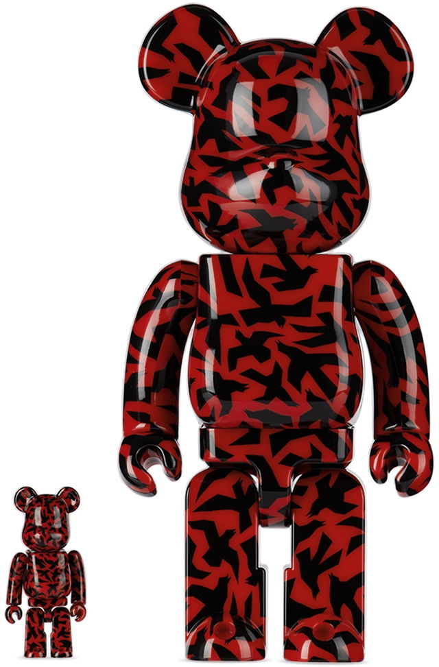 Black & Red The Birds 100％ & 400% Bearbrick