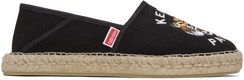 Кецове и обувки KENZO Paris Embroidered Espadrilles "Black" W Черно | FE52ES020F81, 0