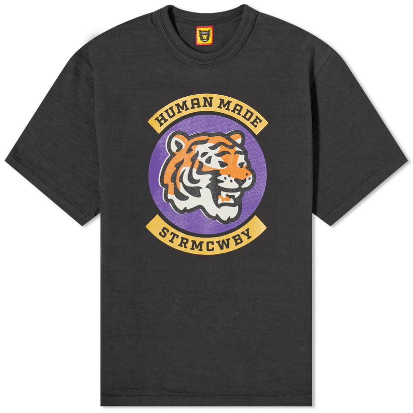 Тениска Human Made Tiger Crest T-Shirt Size Medium Сиво | HM27TE004-B