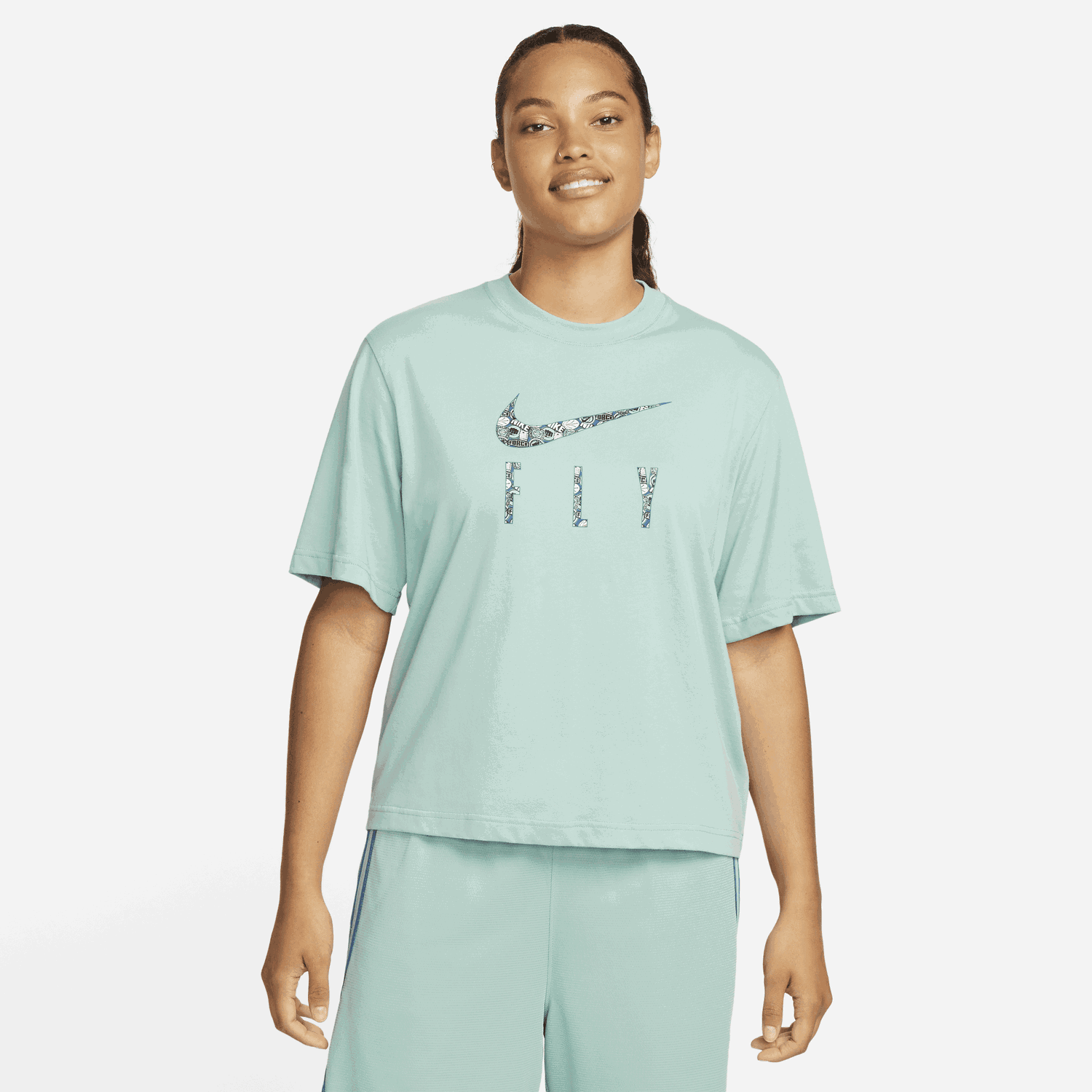 Тениска Nike Dri-FIT Swoosh Fly Синьо | FN1219-309, 0