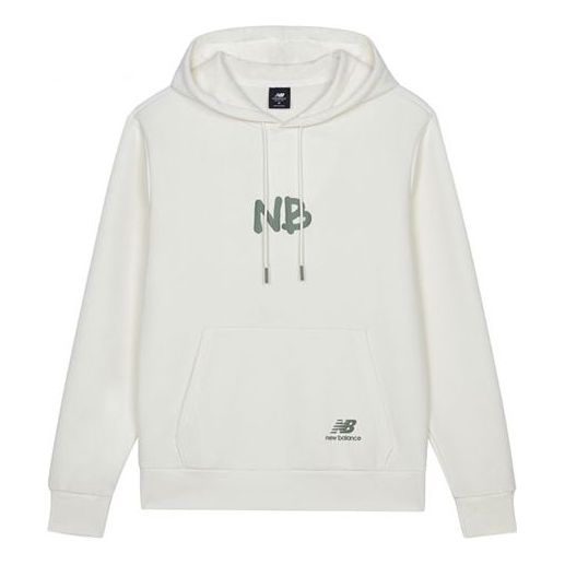 Суитчър New Balance Men's Alphabet Logo Hoodie Бяло | AMT13364-IV