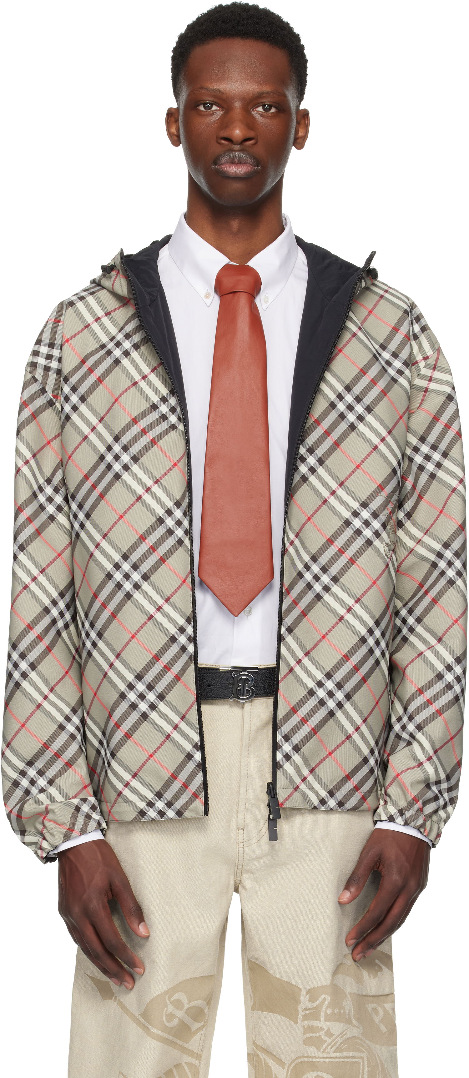 Яке Burberry Burberry Check Reversible Jacket Бежово | 8110290, 0