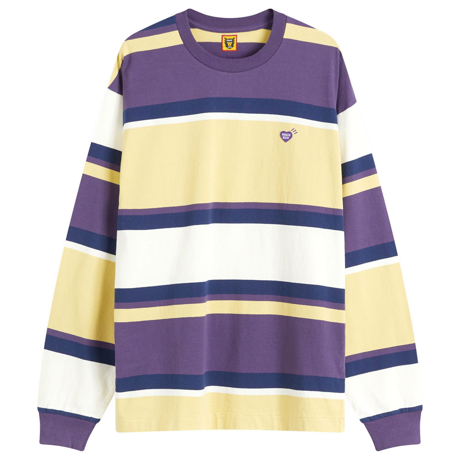Тениска Human Made Human Made Striped Long Sleeve T-Shirt Многоцветен | HM28CS021-YL, 0