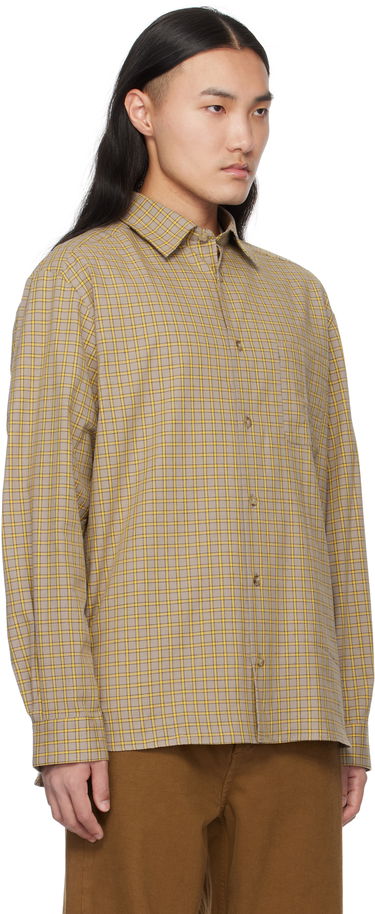 Риза A.P.C. Plaid Relaxed Shirt Бежово | COHFD-H12532, 1