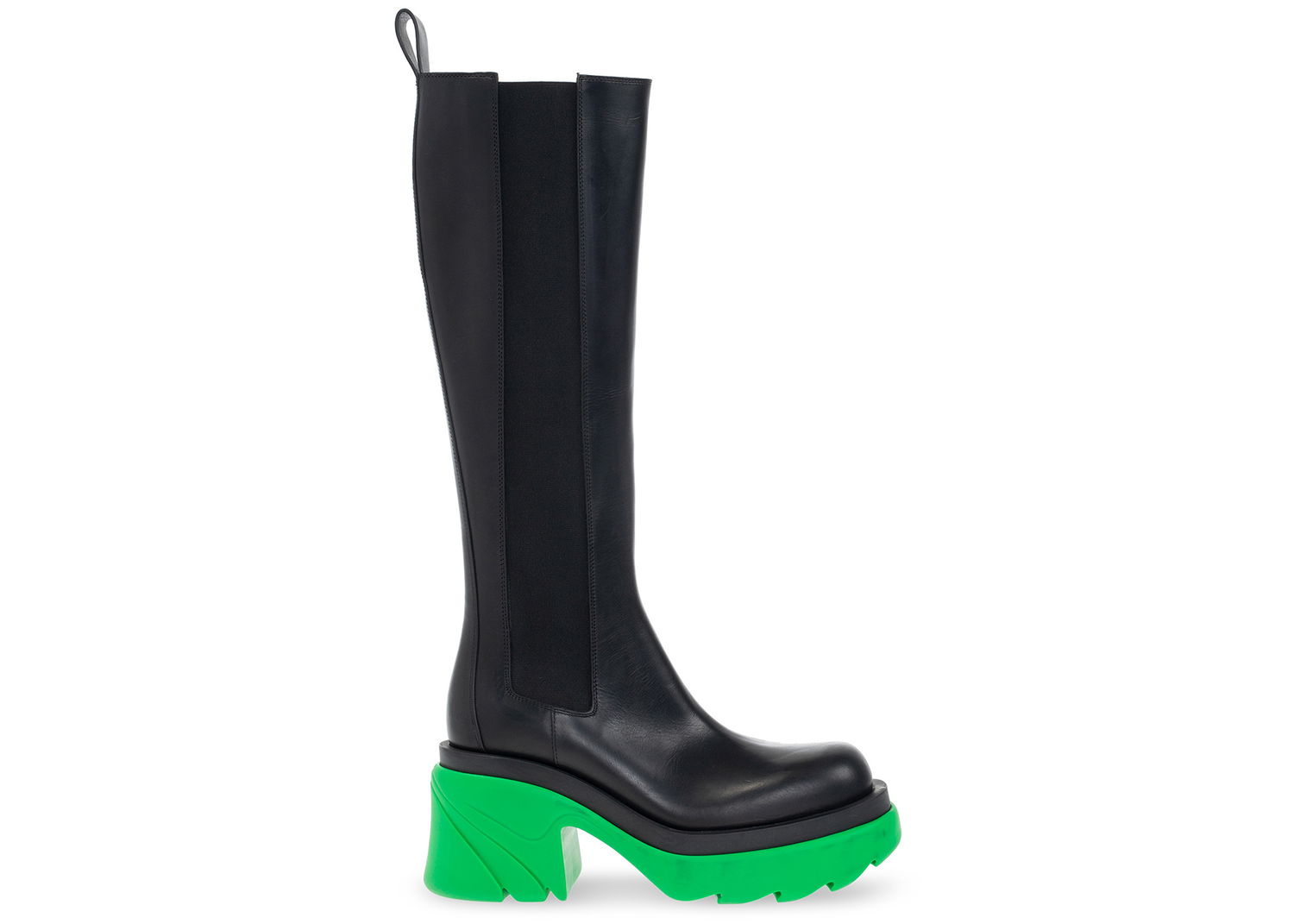 Кецове и обувки Bottega Veneta Leather Heel Boot Зелено | 667149VBS501476, 0