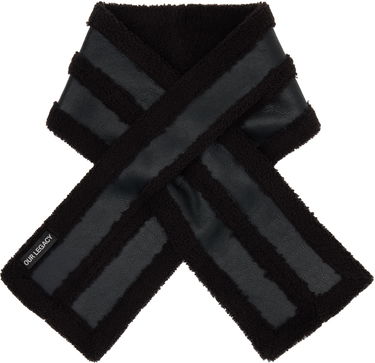 Шал OUR LEGACY Our Legacy Blizzard Faux Leather and Shearling Scarf Черно | A4258BDA, 0