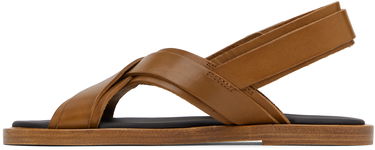Грижа за обувките A.P.C. A.P.C. Lou Sandals Кафяво | PXBVG-F51089, 2