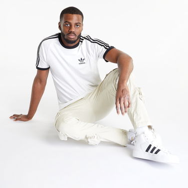 Тениска adidas Originals 3 Stripe Tee Бяло | IA4846, 2