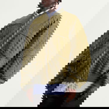 Яке бомбър Junya Watanabe Junya Watanabe MAN x Needles Cotton Nylon Bomber Jacket, Size Small Зелено | WP-J902-100-1, 2
