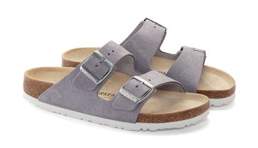 Кецове и обувки Birkenstock Arizona Suede Leather Сиво | 1024178, 2