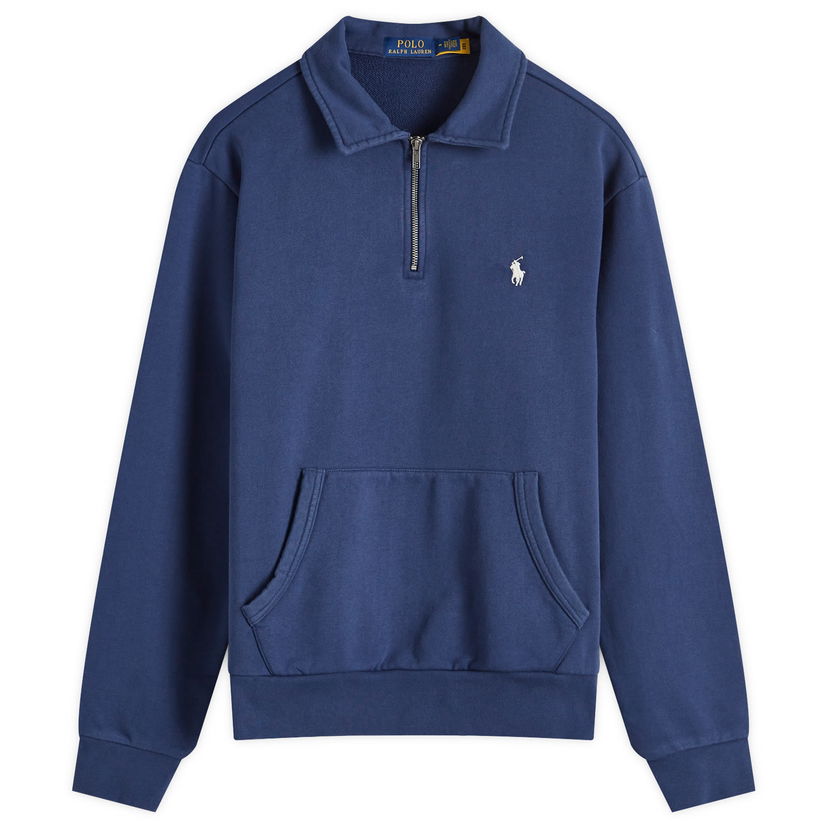 Суитчър Polo by Ralph Lauren Loopback Half Zip Sweatshirt Синьо | 710934601009