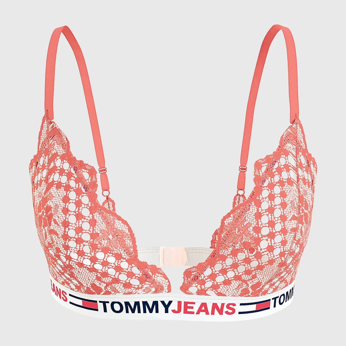 Сутиен Tommy Hilfiger Lace Unlined Triangle Оранжево
 | UW0UW03829 SN6, 1