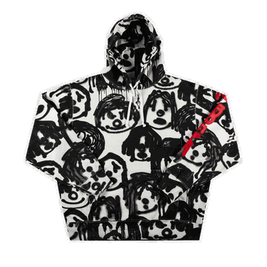 Суитчър Supreme Yohji Yamamoto Hooded Sweatshirt Черно | FW20SW23 WHITE, 0