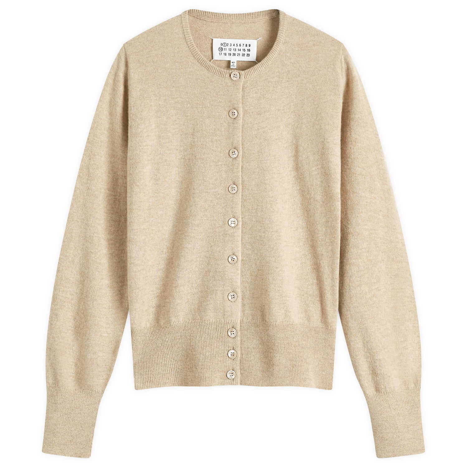 Пуловер Maison Margiela Maison Margiela Shrunken Knit Cardigan, Size Large Бежово | S51HP0016M13090109M, 1